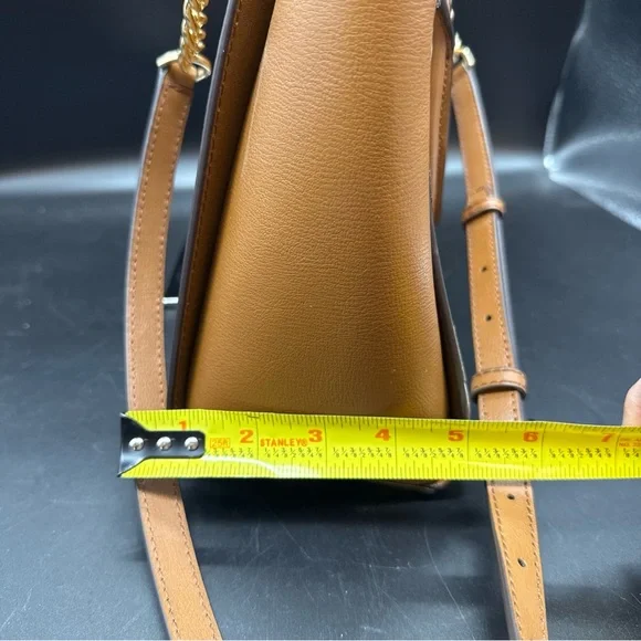 Michael Kors Brown Floral Handbag - Picture 8 of 10